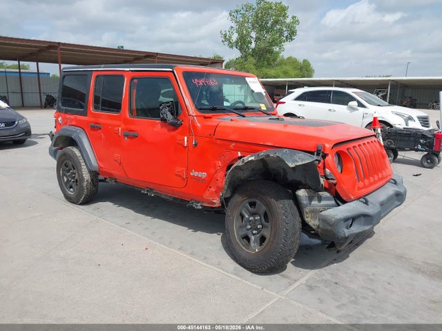 2019 Jeep Wrangler Unlimited Sport 4x4 მანქანა იყიდება აუქციონზე, vin: 1C4HJXDG2KW508910, აუქციონის ნომერი: 45144163