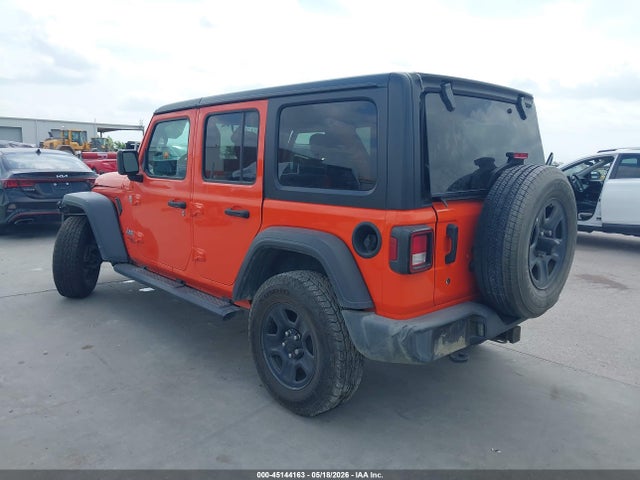 2019 Jeep Wrangler Unlimited Sport 4x4 მანქანა იყიდება აუქციონზე, vin: 1C4HJXDG2KW508910, აუქციონის ნომერი: 45144163