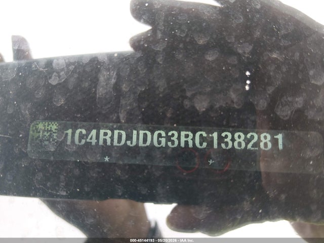 45144193 :رقم المزاد ، 1C4RDJDG3RC138281 vin ، 2024 Dodge Durango Gt Plus Awd مزاد بيع