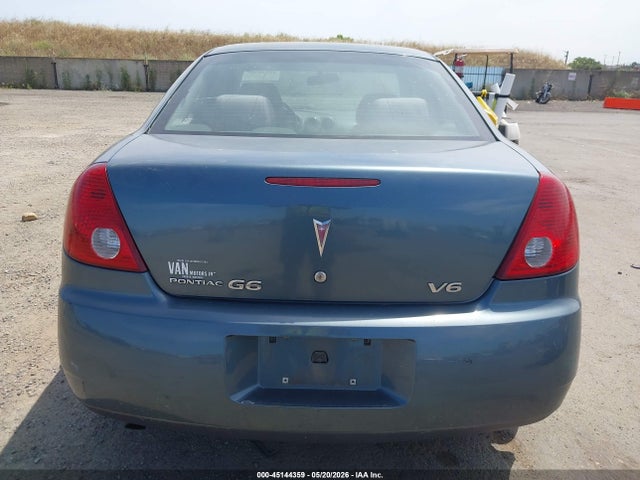 2006 Pontiac G6 მანქანა იყიდება აუქციონზე, vin: 1G2ZG558664185353, აუქციონის ნომერი: 45144359