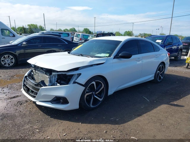 2022 Honda Accord Sport მანქანა იყიდება აუქციონზე, vin: 1HGCV1F32NA037091, აუქციონის ნომერი: 45144488