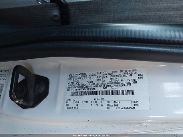 Aukcja sprzedaży 2011 Ford E-150 Commercial, vin: 1FTNE1EW9BDB30056, numer aukcji: 45144625