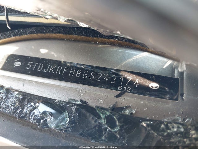 Продажа на аукционе авто 2016 Toyota Highlander Xle V6, vin: 5TDJKRFH8GS243174, номер лота: 45144735