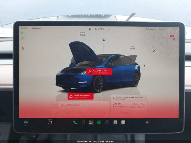 Aukcja sprzedaży 2024 Tesla Model Y Long Range Dual Motor All-wheel Drive, vin: 7SAYGDEE7RA284607, numer aukcji: 45144781