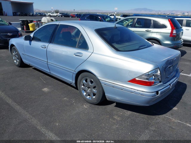 Aukcja sprzedaży 2001 Mercedes-benz S 430, vin: WDBNG70J61A139756, numer aukcji: 45144849
