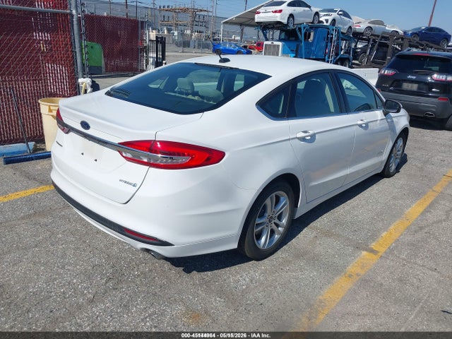 Продажа на аукционе авто 2018 Ford Fusion Hybrid S, vin: 3FA6P0UU5JR254328, номер лота: 45144964