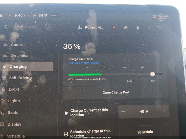 Aukcja sprzedaży 2022 Tesla Model Y Performance Dual Motor All-wheel Drive, vin: 7SAYGDEFXNF535304, numer aukcji: 45144984