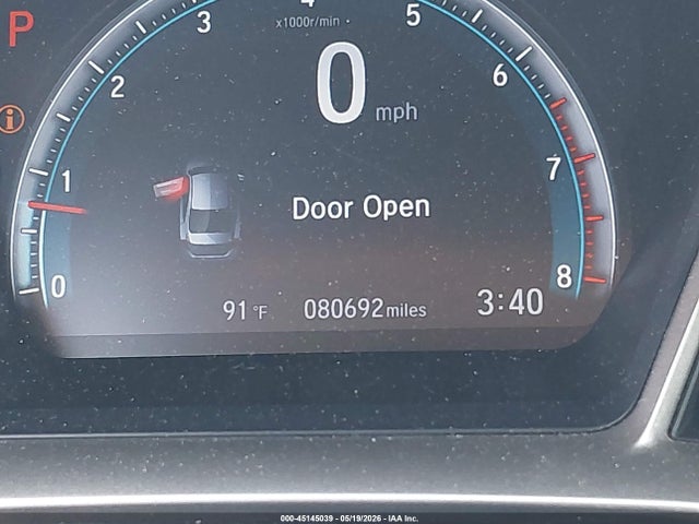 2019 Honda Civic Ex მანქანა იყიდება აუქციონზე, vin: 19XFC1F34KE017273, აუქციონის ნომერი: 45145039