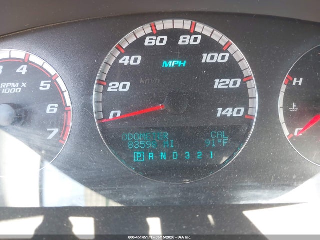 2007 Chevrolet Impala Ss მანქანა იყიდება აუქციონზე, vin: 2G1WD58C879316748, აუქციონის ნომერი: 45145171