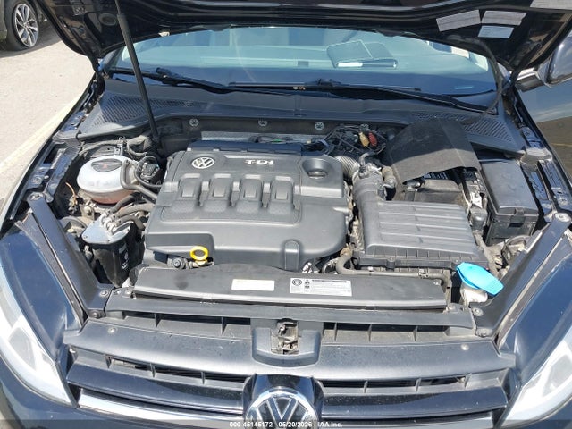 45145172 :رقم المزاد ، 3VW2A7AU2FM050398 vin ، 2015 Volkswagen Golf Tdi S 4-door مزاد بيع