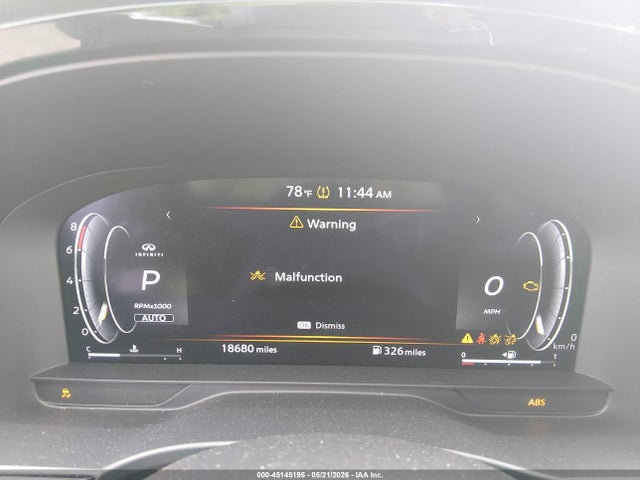 Aukcja sprzedaży 2025 Infiniti Qx60 Autograph Awd, vin: 5N1AL1HU1SC357189, numer aukcji: 45145195