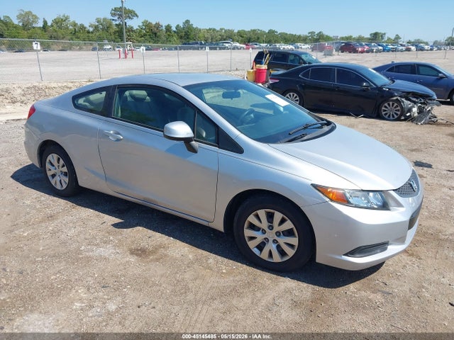 45145485 :رقم المزاد ، 2HGFG3B55CH543751 vin ، 2012 Honda Civic Lx مزاد بيع