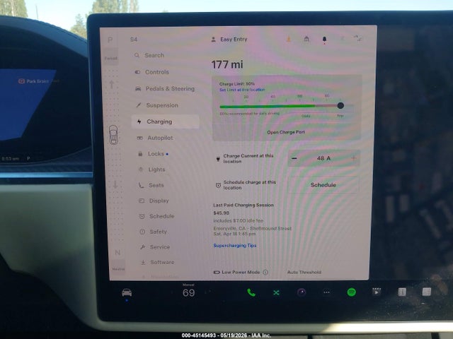 Aukcja sprzedaży 2022 Tesla Model X Plaid Tri Motor All-wheel Drive, vin: 7SAXCBE63NF333139, numer aukcji: 45145493
