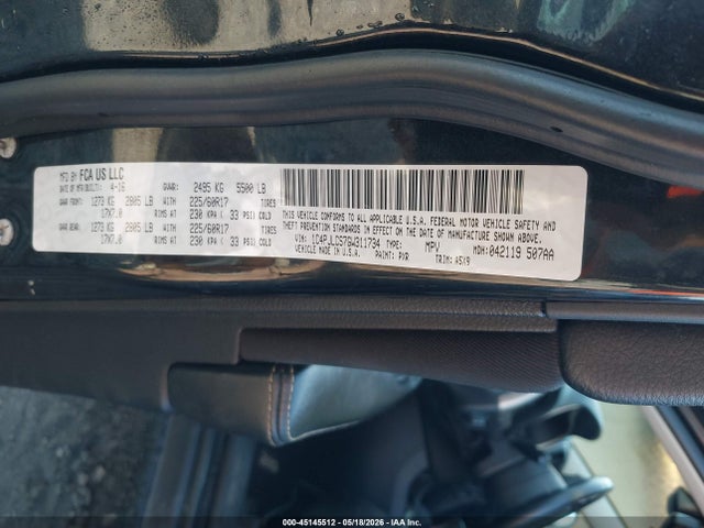Продаж на аукціоні авто 2016 Jeep Cherokee Latitude, vin: 1C4PJLCS7GW311734, номер лоту: 45145512