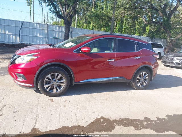 45145560 :رقم المزاد ، 5N1AZ2MG3FN217255 vin ، 2015 Nissan Murano Sv مزاد بيع