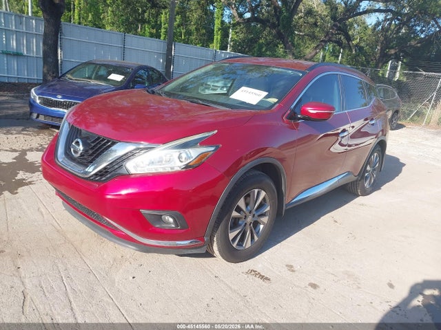 45145560 :رقم المزاد ، 5N1AZ2MG3FN217255 vin ، 2015 Nissan Murano Sv مزاد بيع