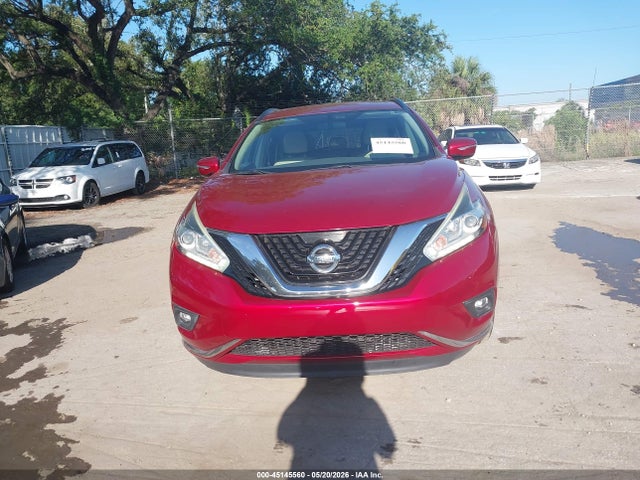 45145560 :رقم المزاد ، 5N1AZ2MG3FN217255 vin ، 2015 Nissan Murano Sv مزاد بيع