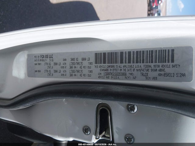 1C6RR7KG1GS353868 RAM 1500 Tradesman