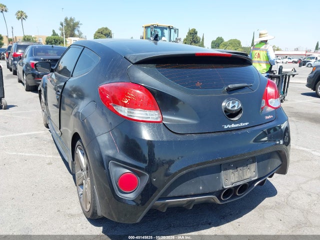 2014 Hyundai Veloster Turbo W/blue მანქანა იყიდება აუქციონზე, vin: KMHTC6AE0EU204245, აუქციონის ნომერი: 45145825