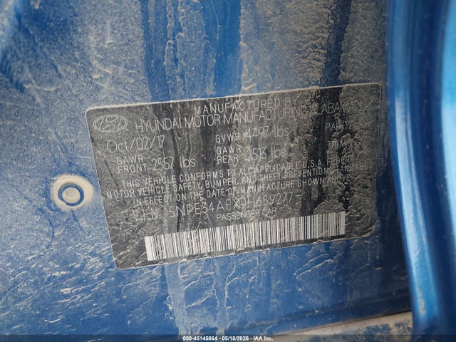Hyundai SONATA SEL 2018 5NPE34AFXJH659277 Image 9
