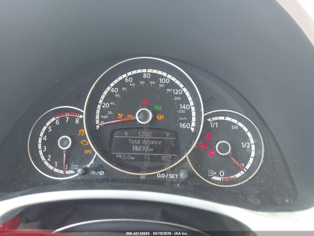 45145885 :رقم المزاد ، 3VWJ07AT5GM617243 vin ، 2016 Volkswagen Beetle 1.8t Sel مزاد بيع
