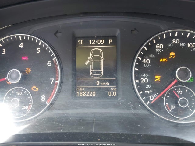 Продаж на аукціоні авто 2012 Volkswagen Passat 2.5l Se, vin: 1VWBP7A39CC060557, номер лоту: 45145937