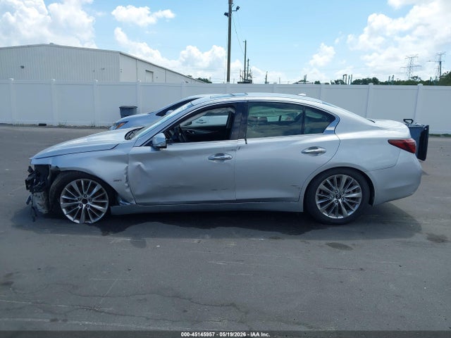 45145957 :رقم المزاد ، JN1EV7AP2LM206299 vin ، 2020 Infiniti Q50 Luxe مزاد بيع