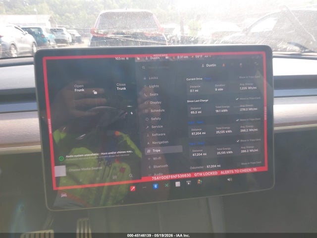 2022 Tesla Model Y Performance Dual Motor All-wheel Drive მანქანა იყიდება აუქციონზე, vin: 7SAYGDEF6NF536630, აუქციონის ნომერი: 45146139