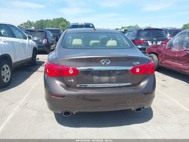 45146152 :رقم المزاد ، JN1AV7AR4EM701185 vin ، 2014 Infiniti Q50 Hybrid Premium مزاد بيع