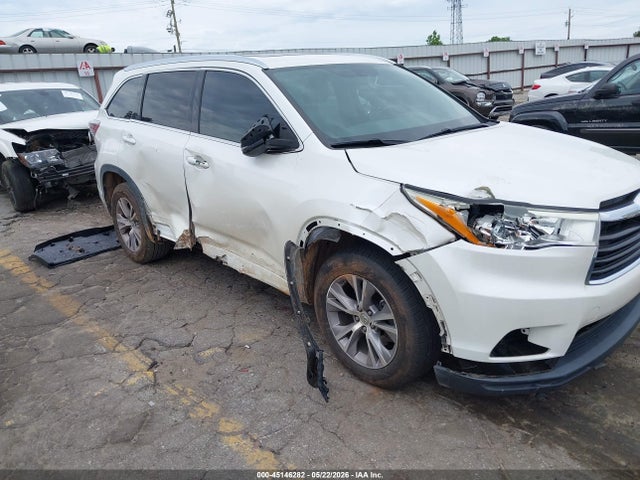 2014 Toyota Highlander Xle V6 მანქანა იყიდება აუქციონზე, vin: 5TDKKRFH1ES017379, აუქციონის ნომერი: 45146282