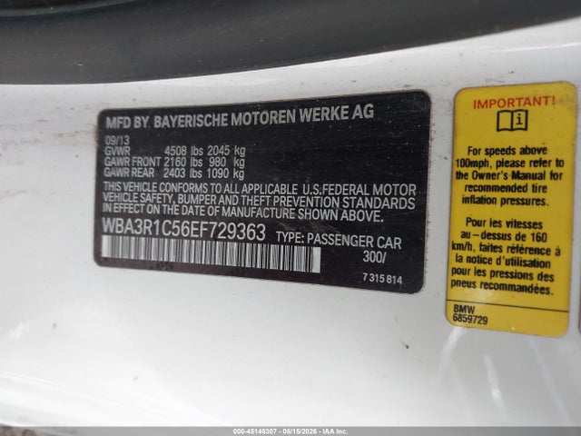 Продаж на аукціоні авто 2014 Bmw 435i, vin: WBA3R1C56EF729363, номер лоту: 45146307