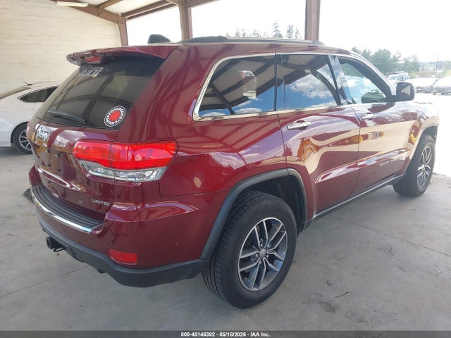 45146392 :رقم المزاد ، 1C4RJFBGXJC469582 vin ، 2018 Jeep Grand Cherokee Limited 4x4 مزاد بيع