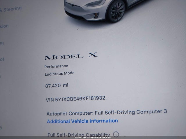 Tesla Model X P100d/performance 2019 5YJXCBE46KF181932 Image 15