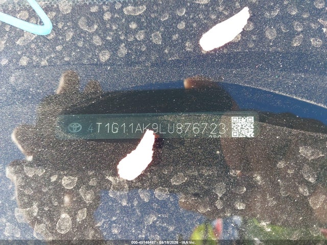 45146487 :رقم المزاد ، 4T1G11AK9LU876723 vin ، 2020 Toyota Camry Se مزاد بيع
