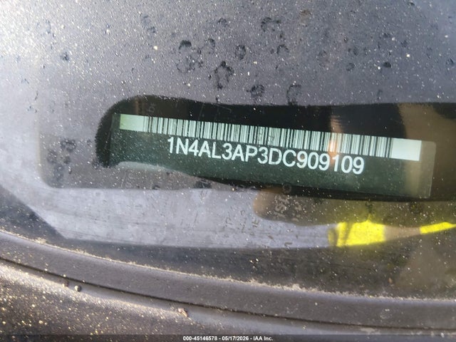 Продаж на аукціоні авто 2013 Nissan Altima 2.5 S, vin: 1N4AL3AP3DC909109, номер лоту: 45146578