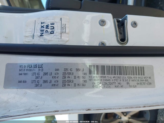Продажа на аукционе авто 2020 Jeep Cherokee Limited Fwd, vin: 1C4PJLDBXLD524777, номер лота: 45146588