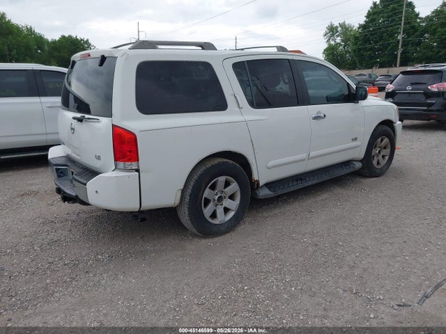 Продажа на аукционе авто 2007 Nissan Armada Le, vin: 5N1BA08C97N715243, номер лота: 45146599