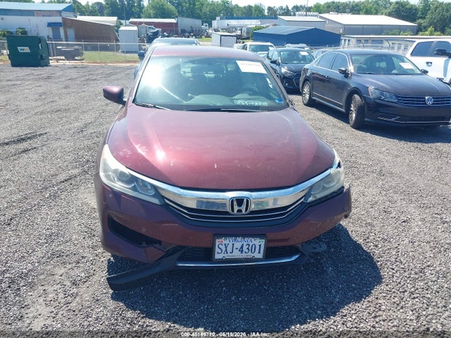 Продажа на аукционе авто 2016 Honda Accord Lx, vin: 1HGCR2F34GA168326, номер лота: 45146710