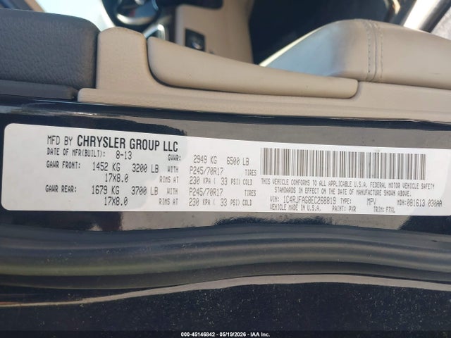 Aukcja sprzedaży 2014 Jeep Grand Cherokee Laredo, vin: 1C4RJFAG8EC268819, numer aukcji: 45146842