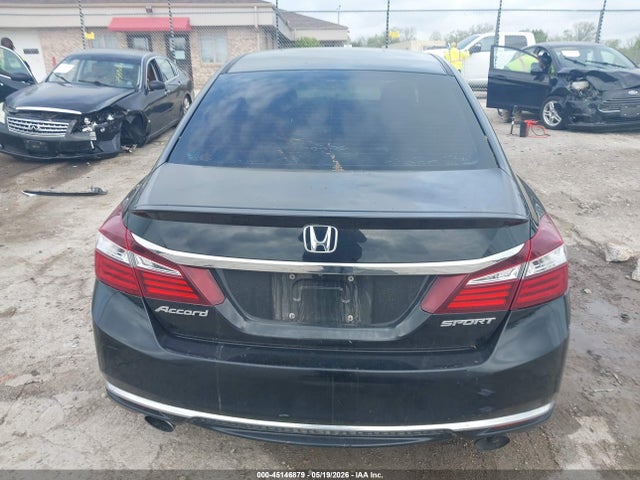 45146879 :رقم المزاد ، 1HGCR2F63GA059950 vin ، 2016 Honda Accord Sport مزاد بيع