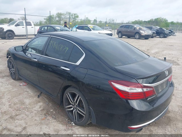 45146879 :رقم المزاد ، 1HGCR2F63GA059950 vin ، 2016 Honda Accord Sport مزاد بيع