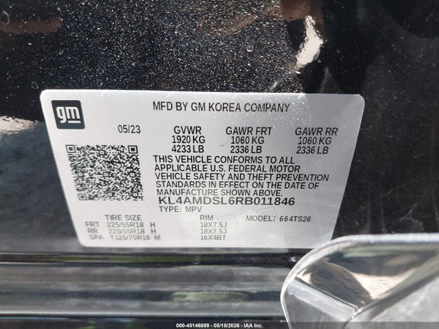 Продаж на аукціоні авто 2024 Buick Encore Gx Sport Touring Fwd, vin: KL4AMDSL6RB011846, номер лоту: 45146899