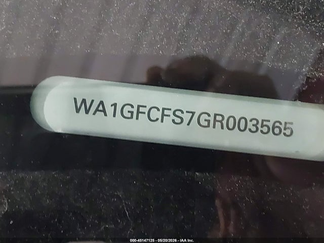 45147125 :رقم المزاد ، WA1GFCFS7GR003565 vin ، 2016 Audi Q3 2.0t Premium Plus مزاد بيع