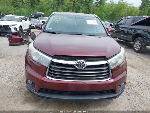 45147238 :رقم المزاد ، 5TDJKRFH6FS153827 vin ، 2015 Toyota Highlander Xle V6 مزاد بيع