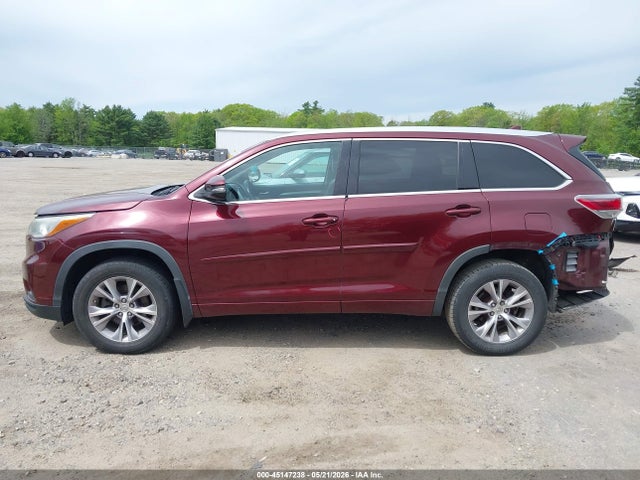 45147238 :رقم المزاد ، 5TDJKRFH6FS153827 vin ، 2015 Toyota Highlander Xle V6 مزاد بيع