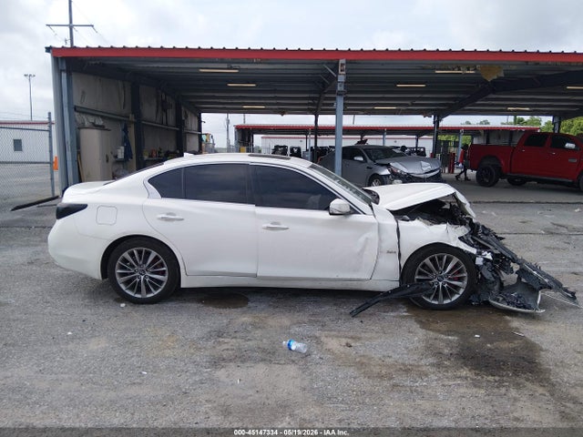 Продажа на аукционе авто 2018 Infiniti Q50 3.0t Luxe, vin: JN1EV7AP3JM590266, номер лота: 45147334