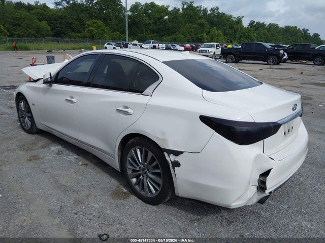 Продажа на аукционе авто 2018 Infiniti Q50 3.0t Luxe, vin: JN1EV7AP3JM590266, номер лота: 45147334