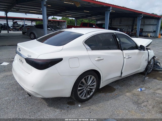 Продажа на аукционе авто 2018 Infiniti Q50 3.0t Luxe, vin: JN1EV7AP3JM590266, номер лота: 45147334