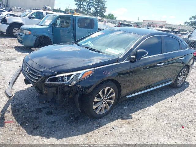 2015 Hyundai Sonata Sport მანქანა იყიდება აუქციონზე, vin: 5NPE34AF1FH100823, აუქციონის ნომერი: 45147790