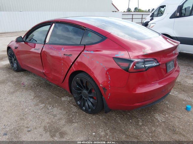 2022 Tesla Model 3 Performance Dual Motor All-wheel Drive მანქანა იყიდება აუქციონზე, vin: 5YJ3E1EC6NF134320, აუქციონის ნომერი: 45147874